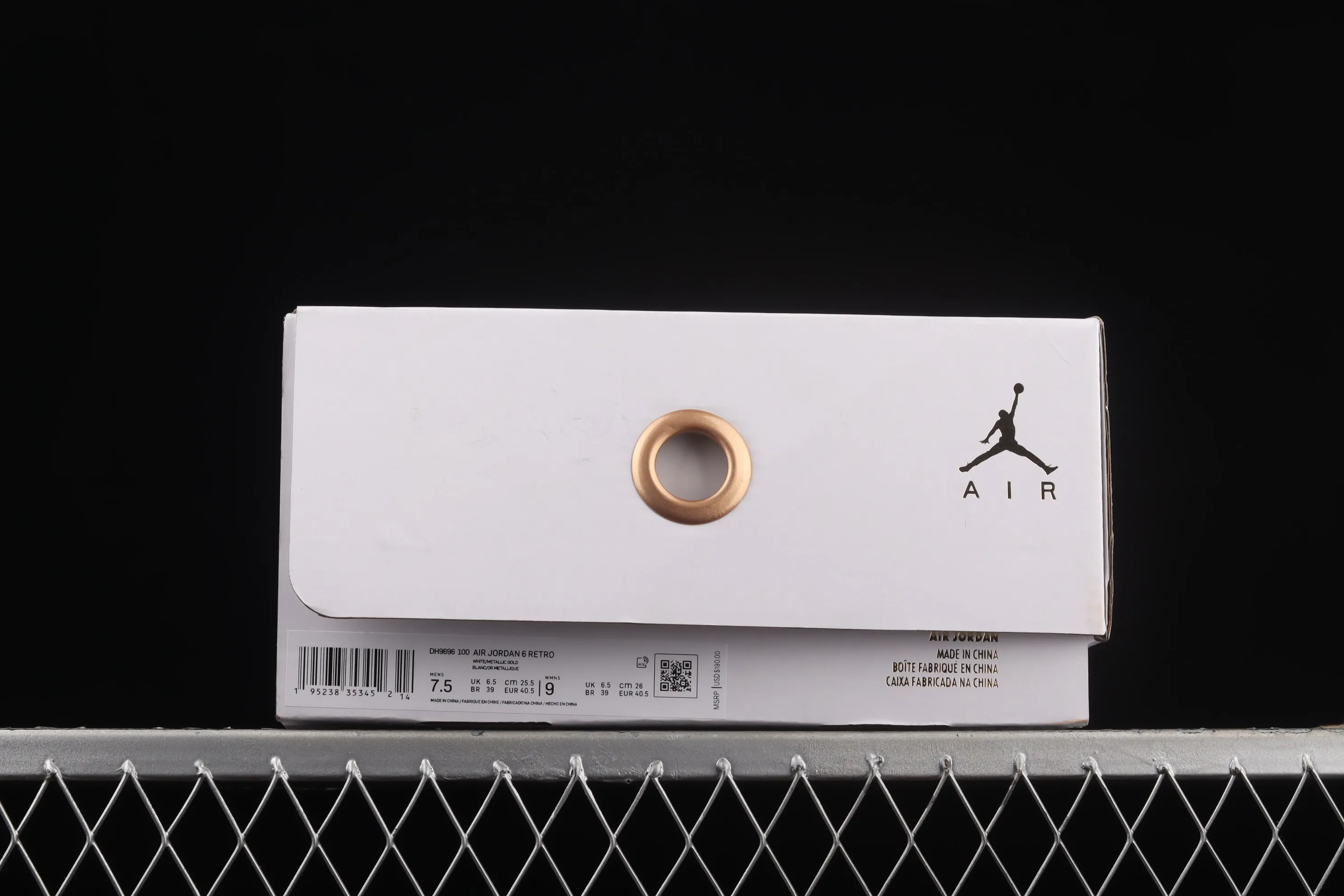 All categories Air Jordan Jordan series basketball shoes Air Jordan 6 G version Air Jordan 6 Retro "Gold Hoops" AJ6 Joe 6 tomorrow exclusive DH9696-100